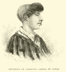 Umgebung von Arequipa, Cholo von Tingo von Edouard Riou